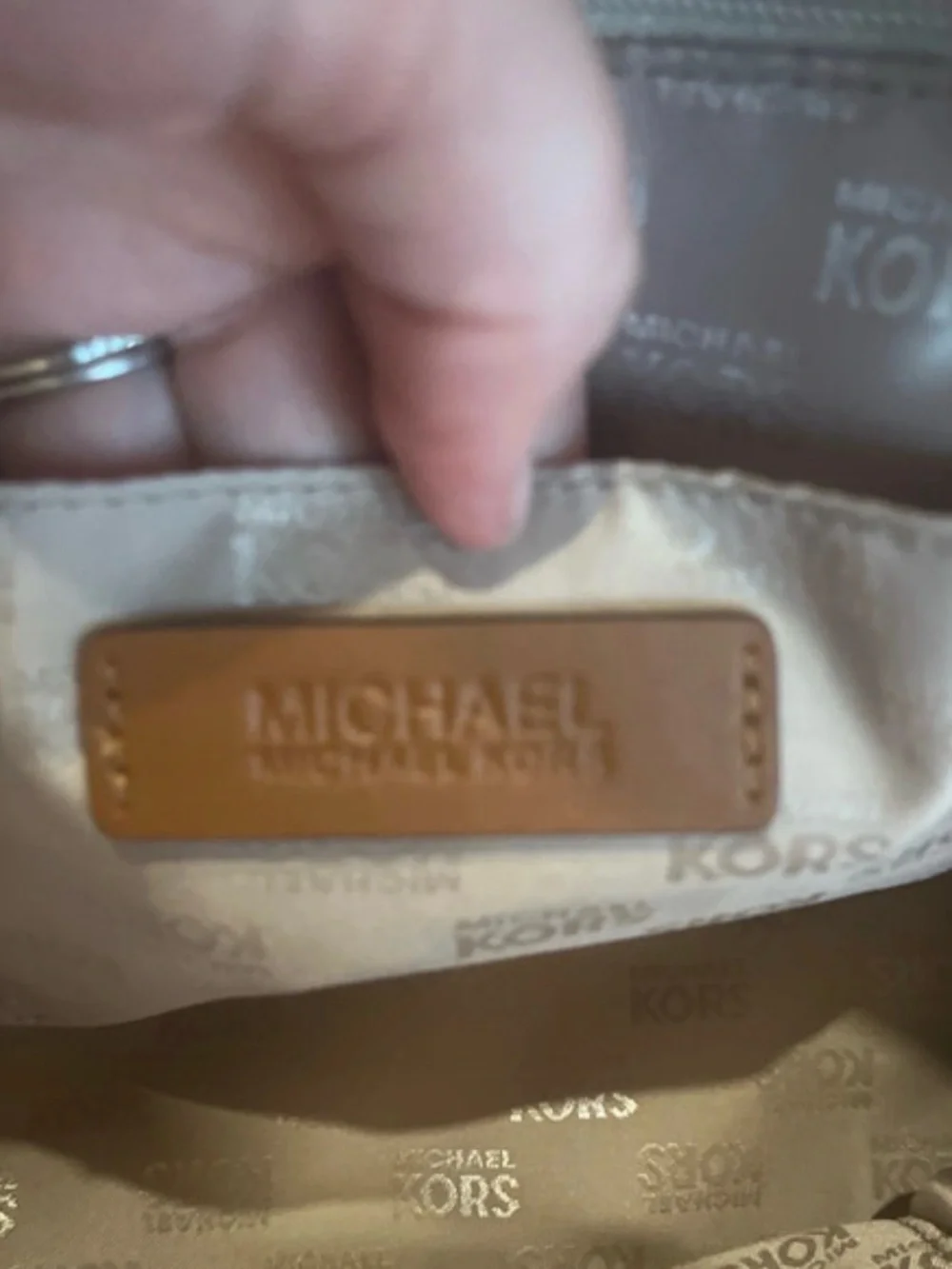 Michael Kors Brown Signature Bag